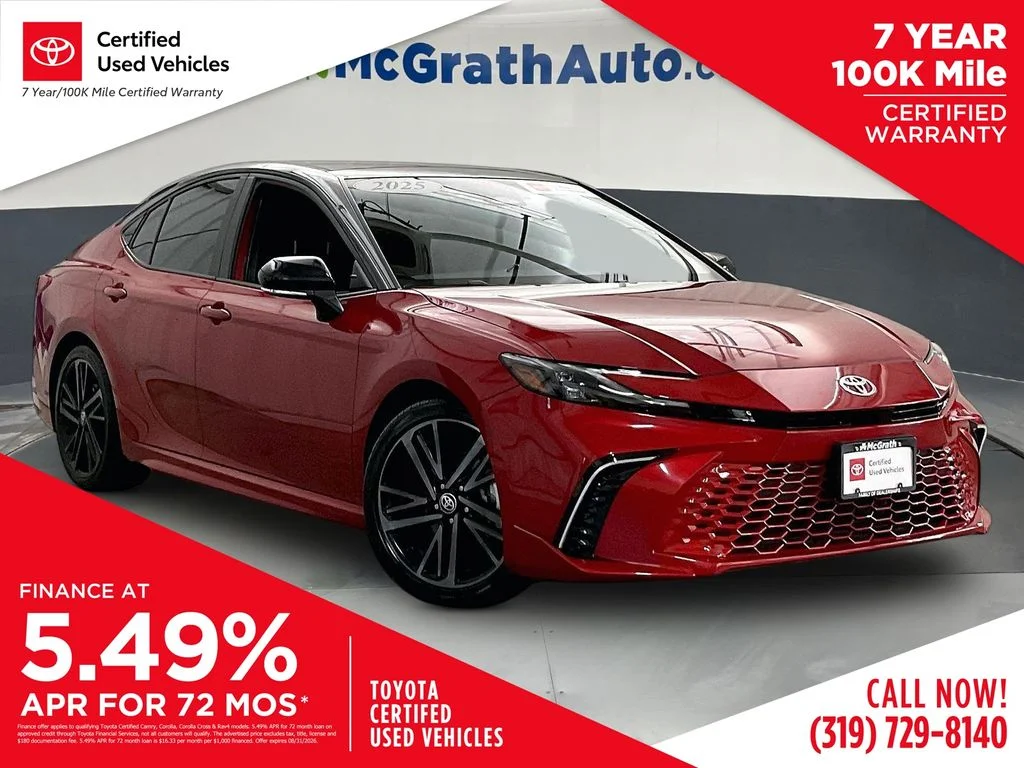 Used 2025 Red Toyota XSE image 1