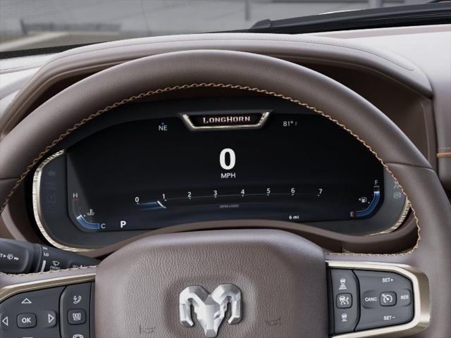 New 2026 Diamond Black Crystal Pearl-Coat Exterior Paint RAM Longhorn image 43