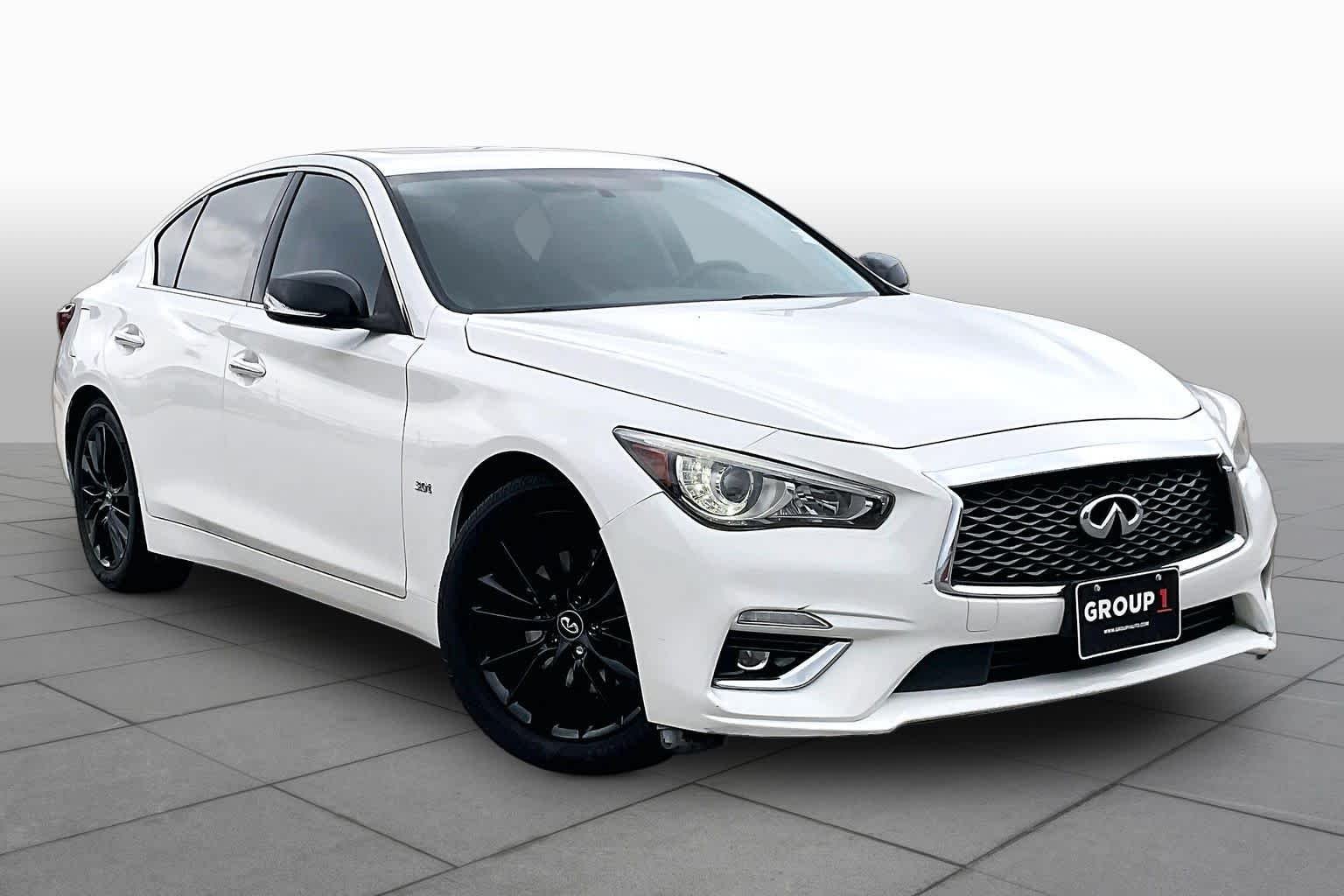 Used 2019 Pure White INFINITI 3.0t LUXE image 3