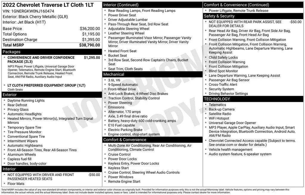 Used 2022 Red Chevrolet LT image 7