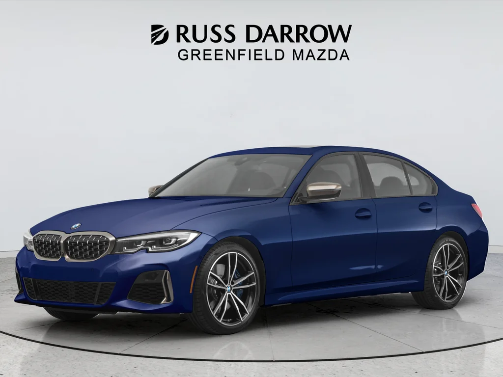 Used 2020 Blue BMW 330i xDrive image 1