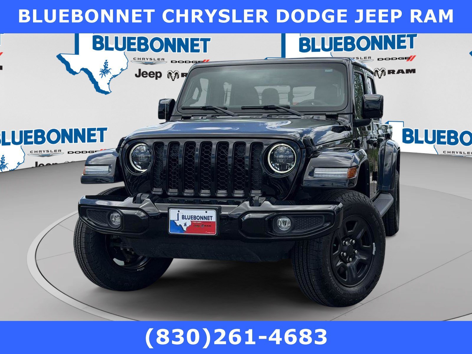 Used 2023 Black Clearcoat Jeep High Altitude image 1