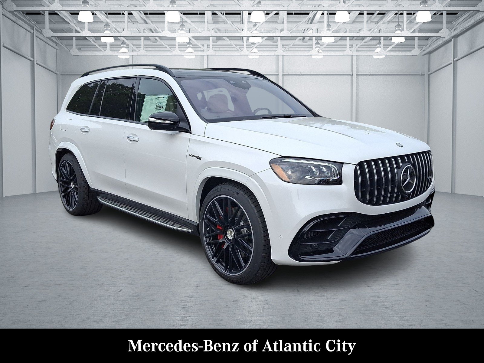New 2026 MANUFAKTUR Moonlight White Metallic Mercedes-Benz AMG® GLS 63 4MATIC+ SUV image 1