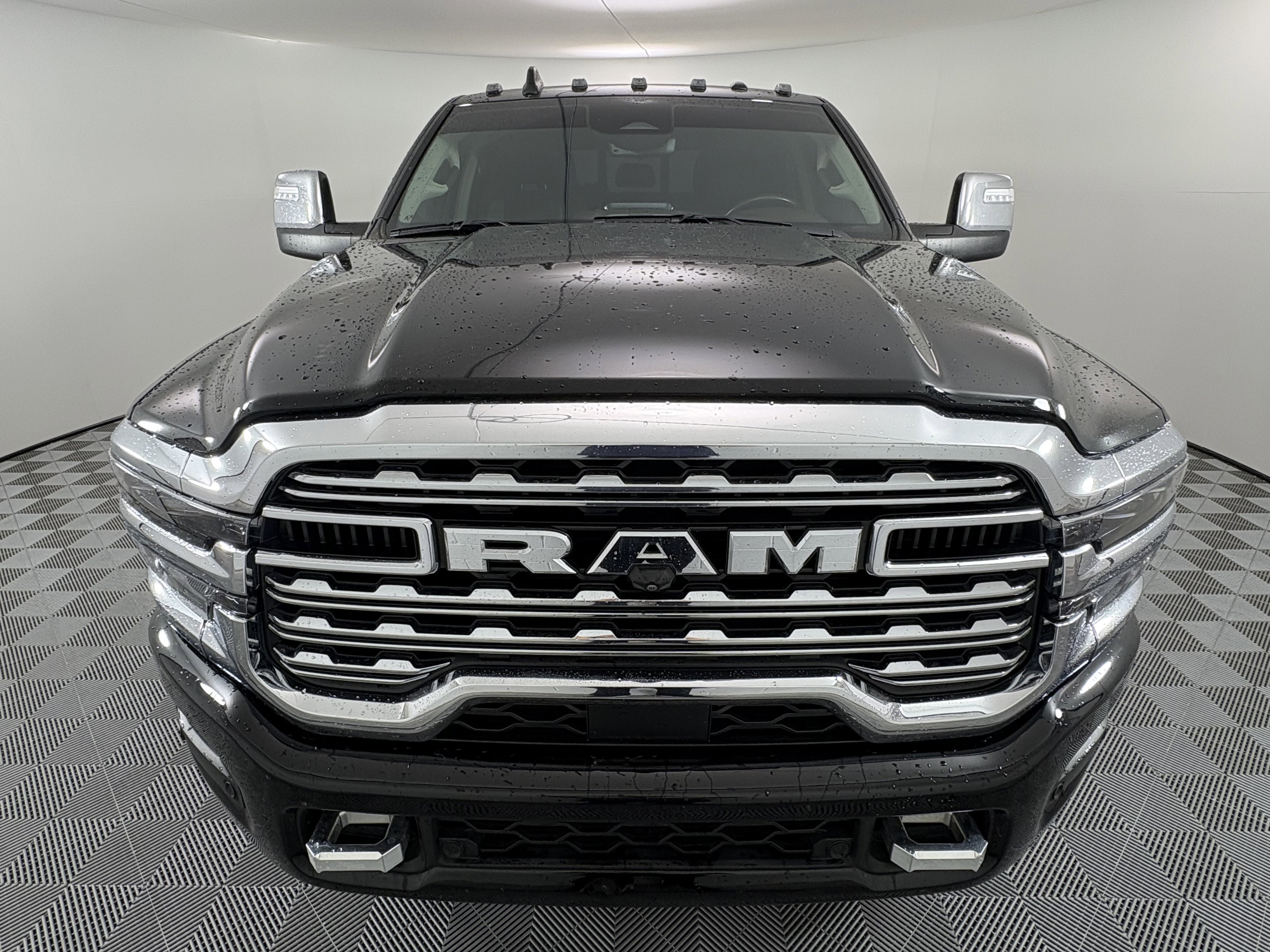 Used 2025 Diamond Black Crystal Pearlcoat Ram Longhorn image 8