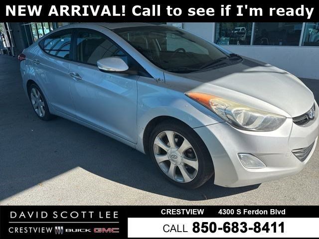Radiant Silver 2013 Hyundai Elantra Limited FWD Sedan Front-Wheel Drive