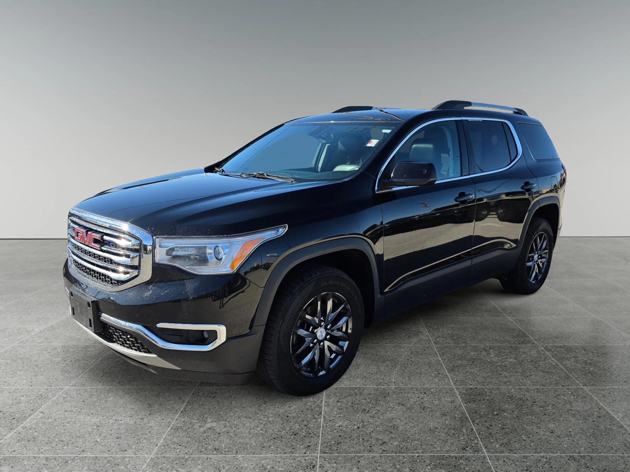 Used 2017 Ebony Twilight Metallic GMC SLT image 1