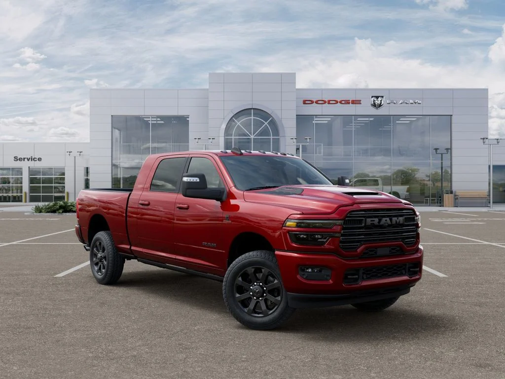 New 2026 Molten Red Pearl-Coat Exterior Paint RAM Laramie image 6