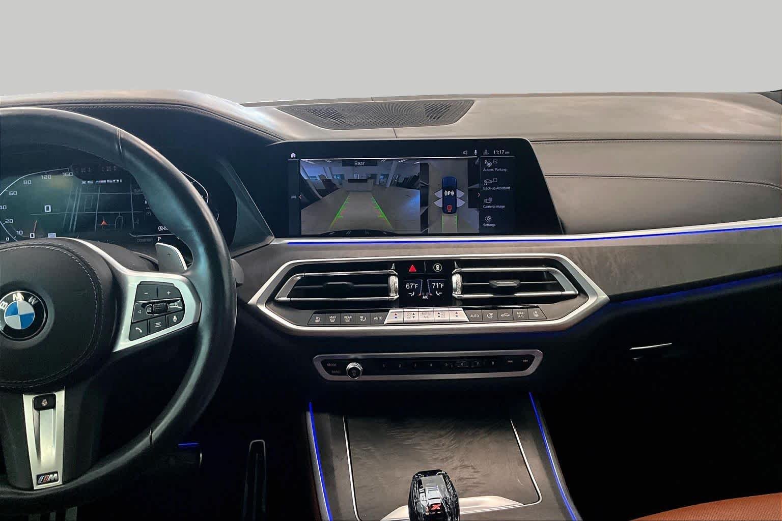 Certified Used 2021 Tanzanite Blue II Metallic BMW M50i image 6