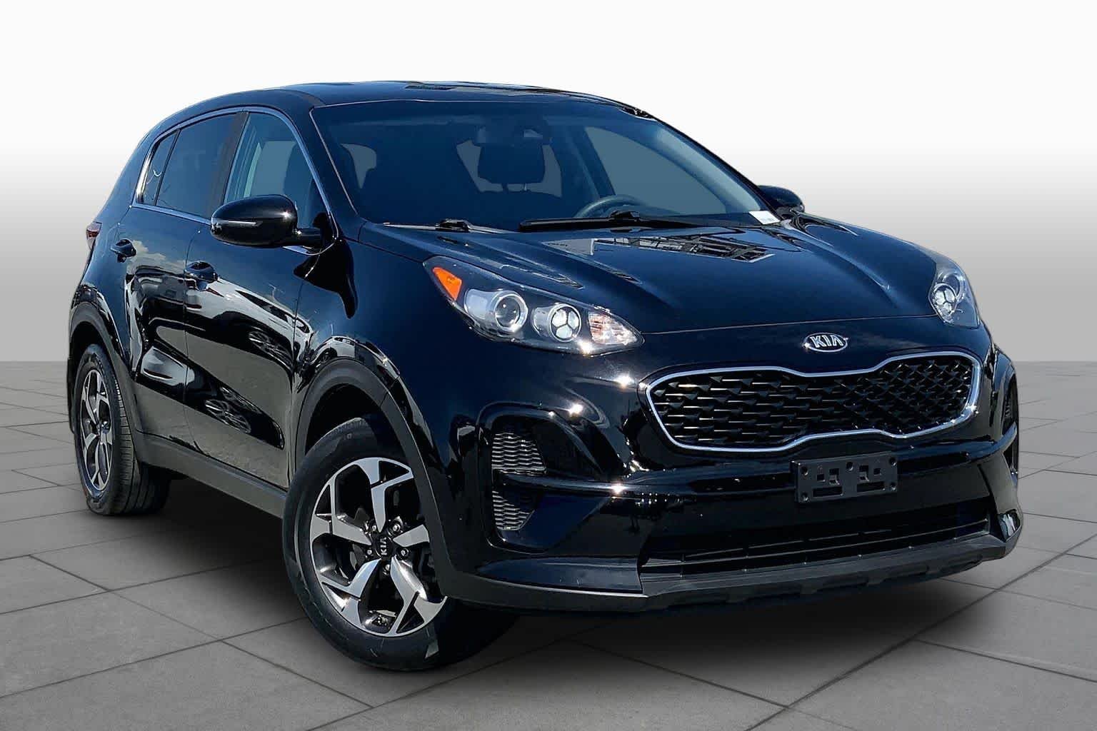 Used 2021 Black Cherry Kia LX image 3