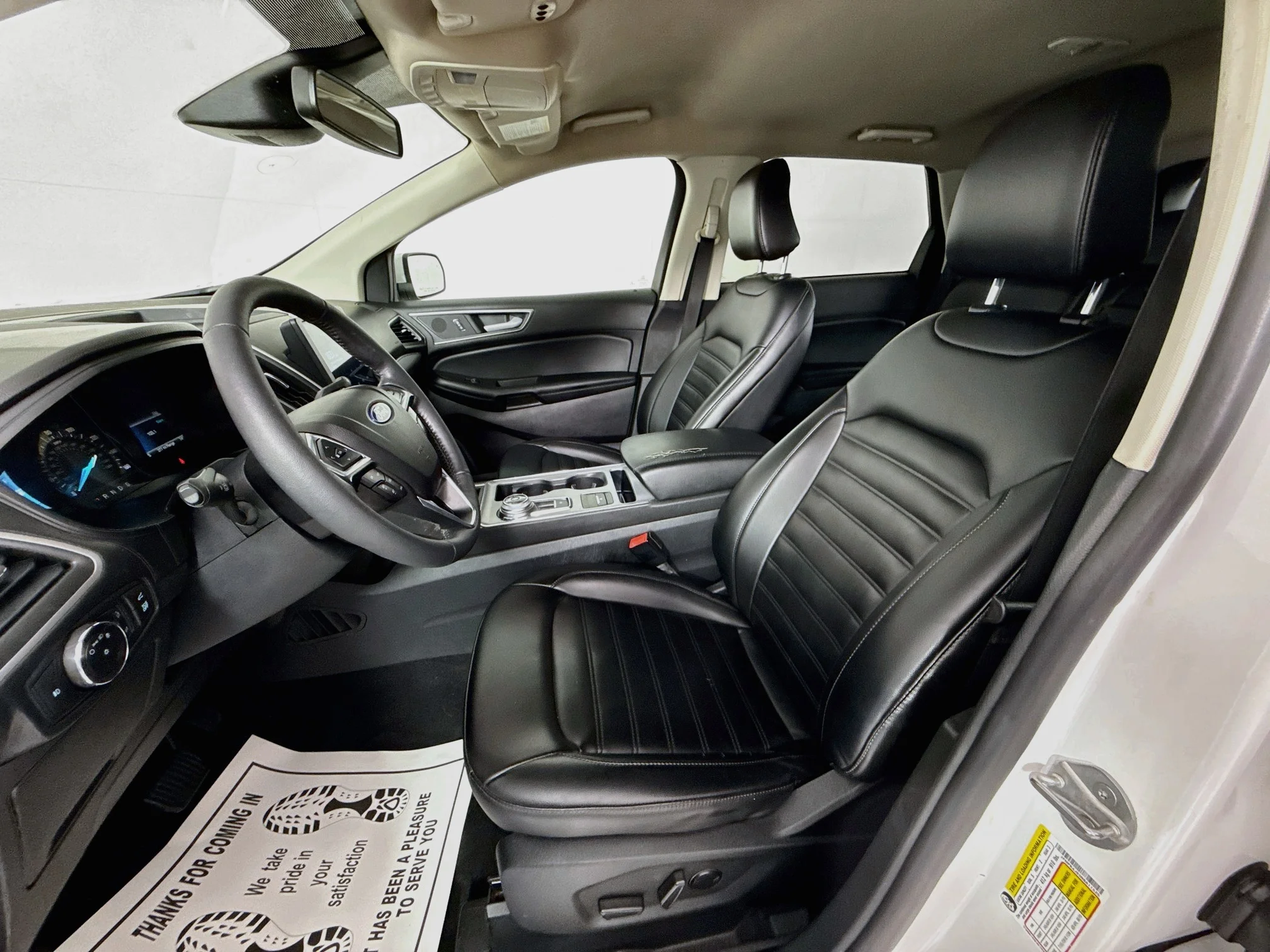 Used 2022 Star White Metallic Tri-Coat Ford SEL image 20