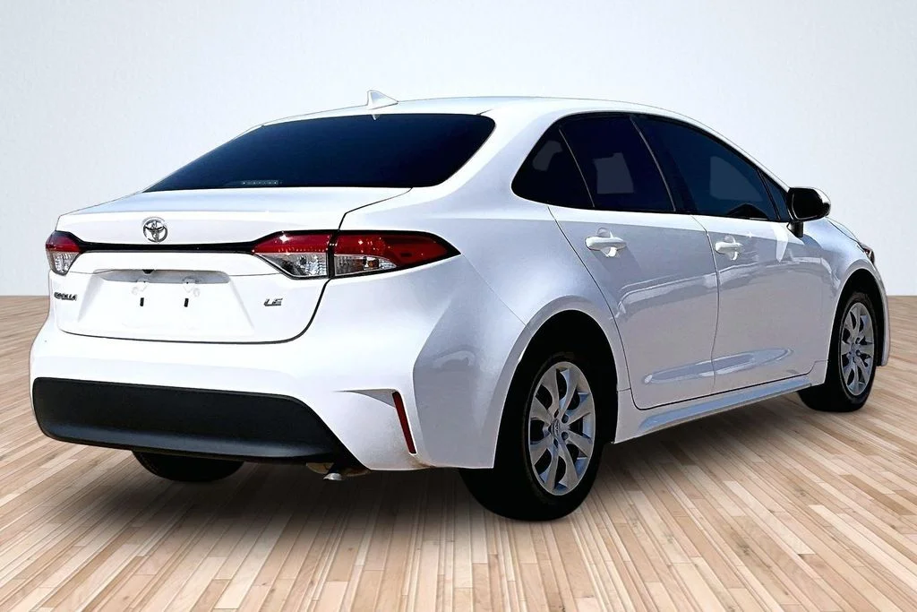Used 2024 White Toyota LE image 2