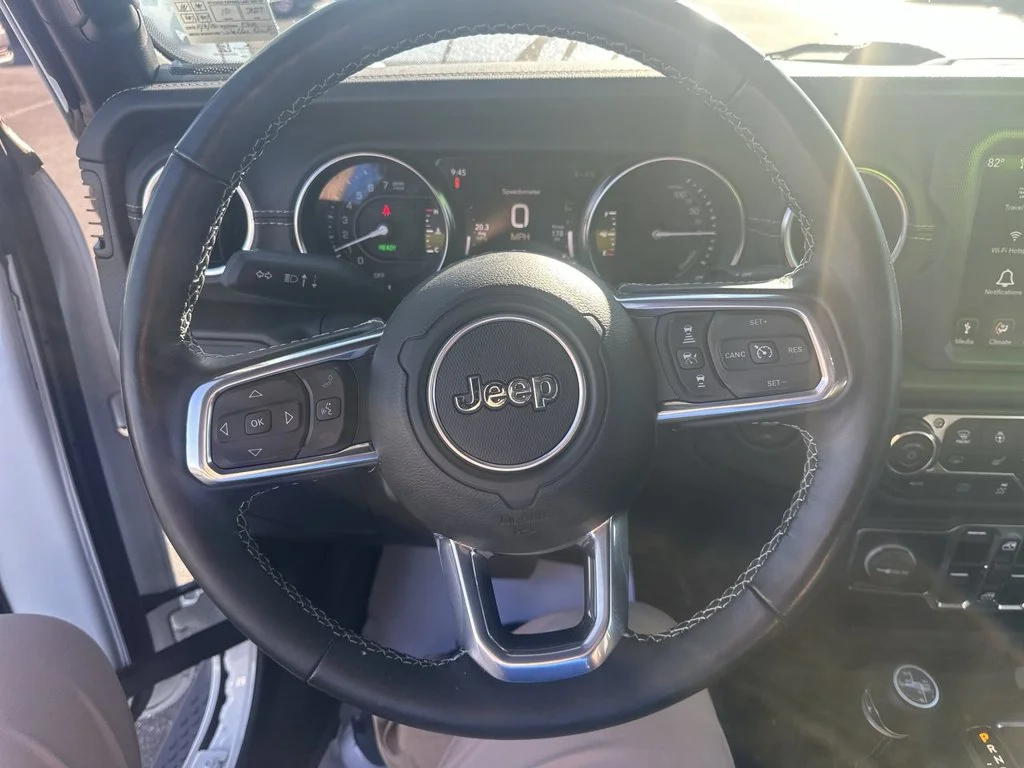 Used 2022 White Jeep Unlimited Sahara 4xe image 21