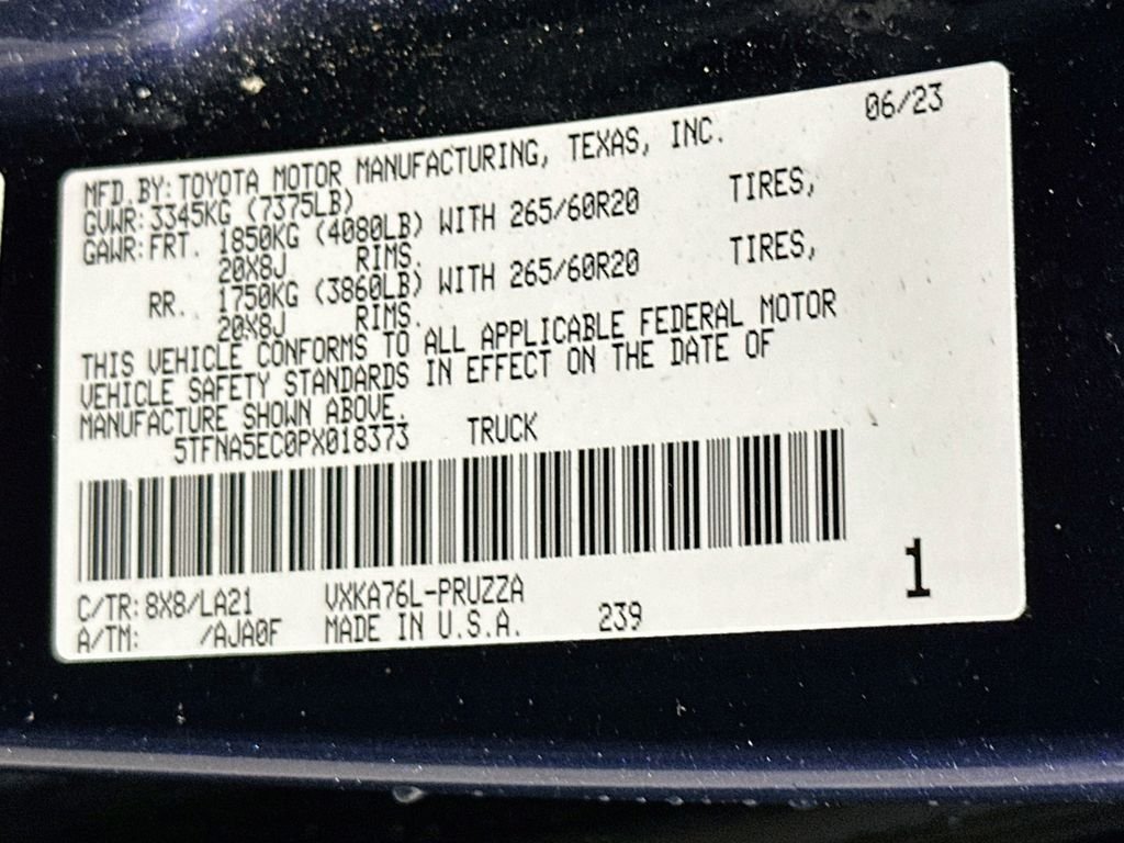 Used 2023 Blueprint Toyota Platinum image 34