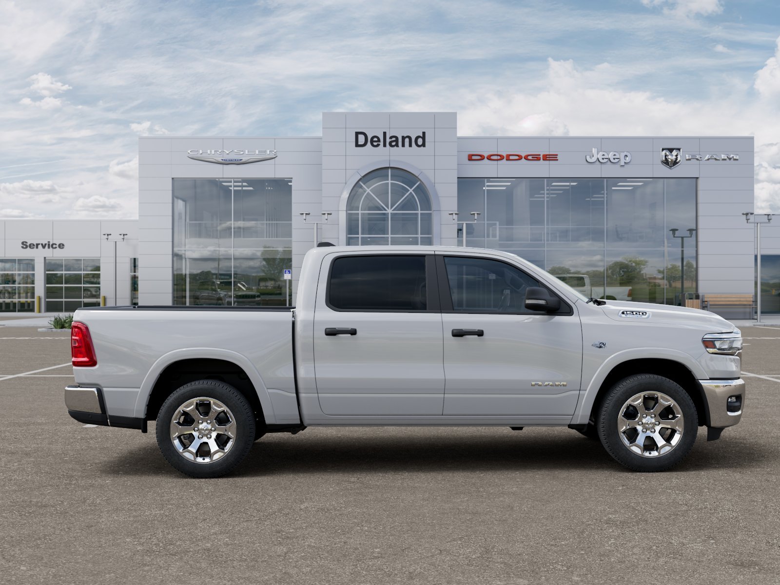 New 2026 Bright White Clear-Coat Exterior Paint RAM Big Horn/Lone Star image 53