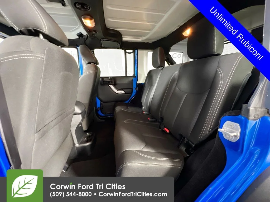 Used 2016 Blue Jeep Unlimited Rubicon image 25