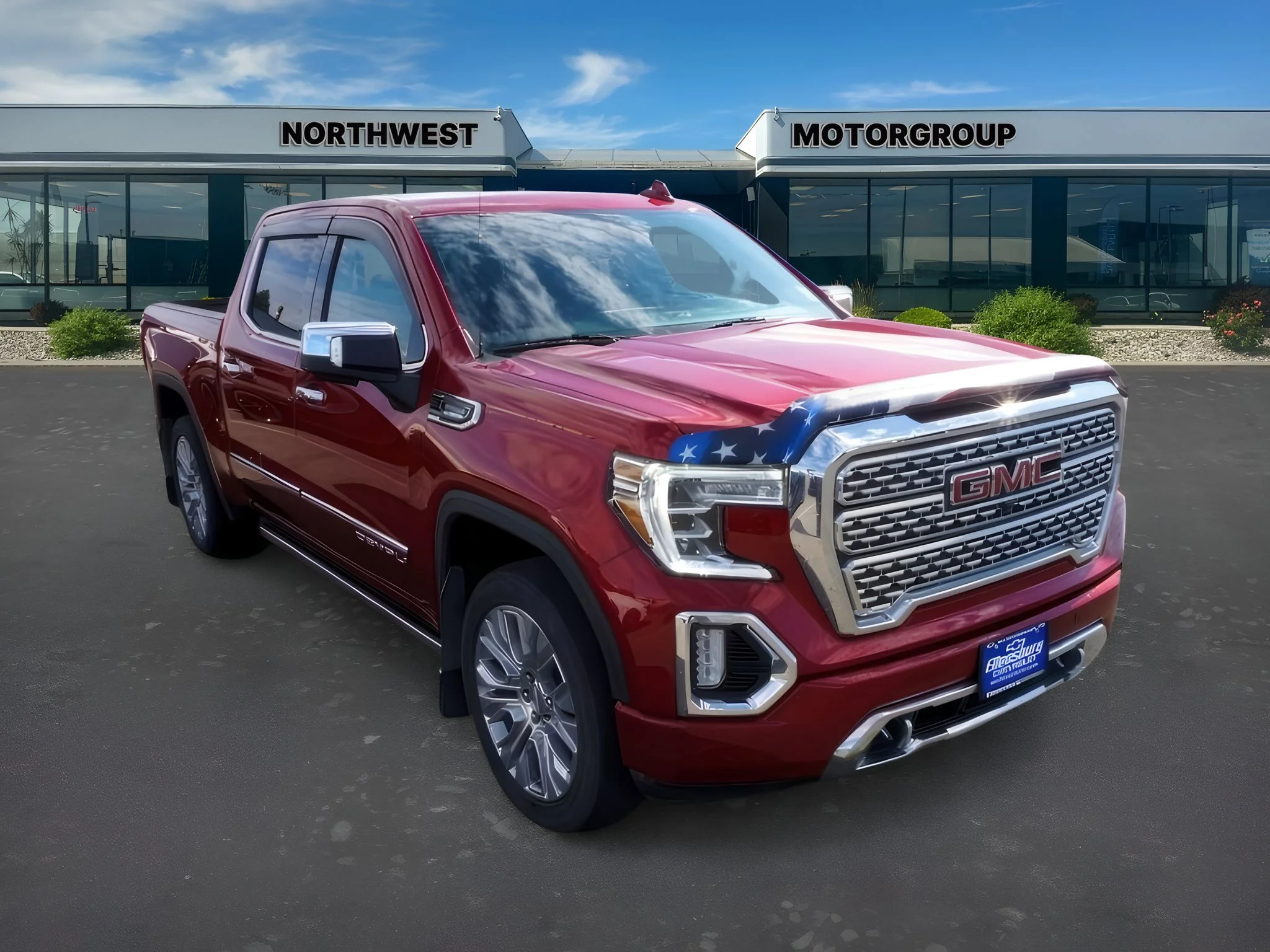 Used 2021 Cayenne Red Tintcoat GMC Denali image 1