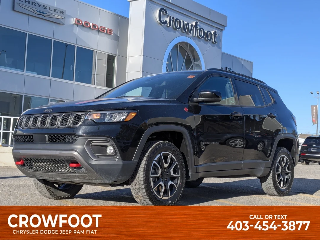 Certified Used 2024 Black Jeep Trailhawk - - 4x4 - Leather - Sun & Sound Grp - Alpine Audio - NAV & More! image 1