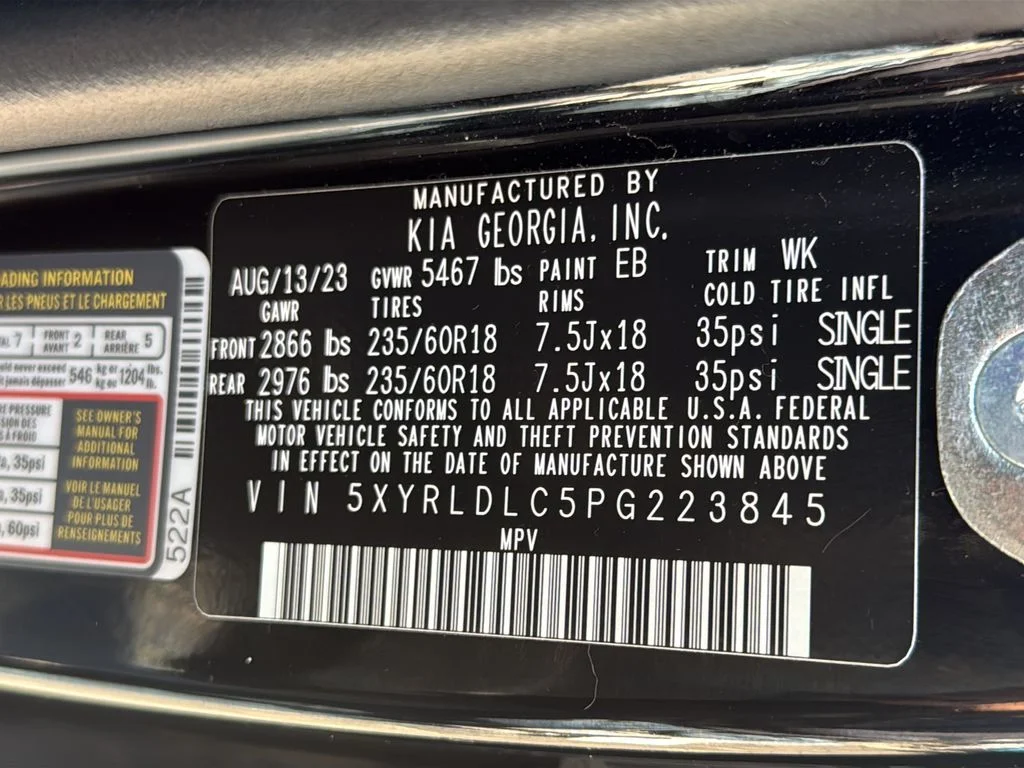 Certified Used 2023 Black Kia X-Line S image 34
