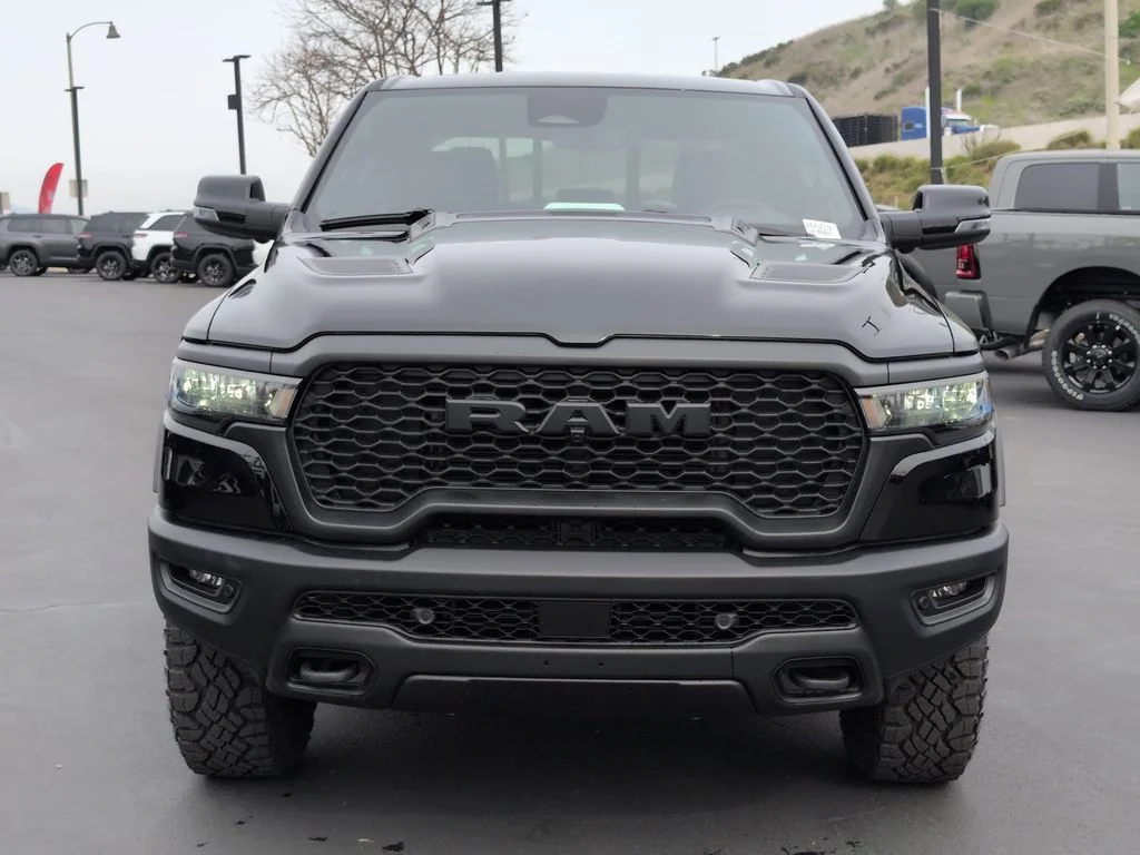 New 2026 Diamond Black Crystal Pearl-Coat Exterior Paint RAM Rebel image 2