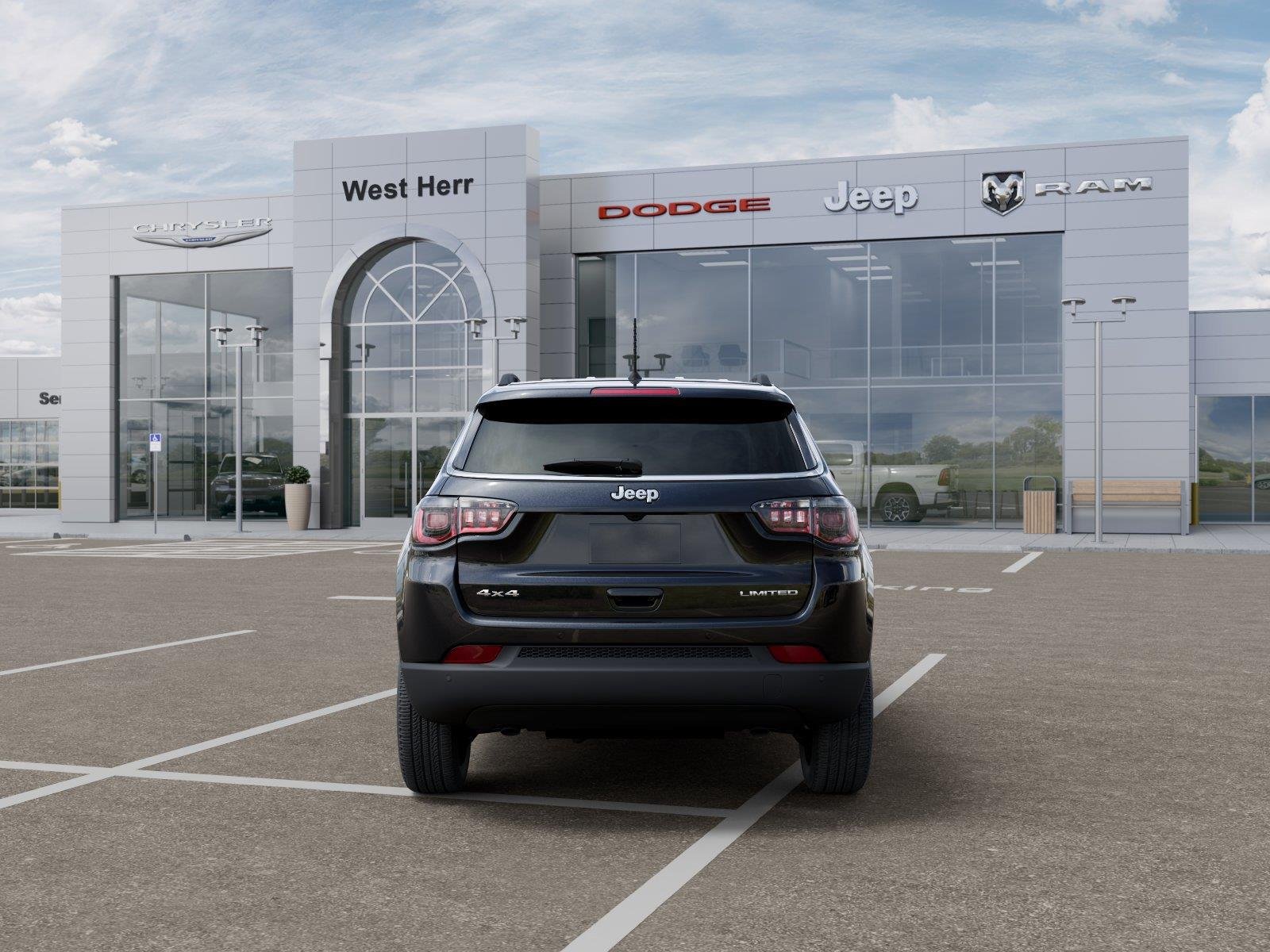 New 2026 Diamond Black Crystal Pearlcoat Jeep COMPASS LIMITED 4X4 image 7