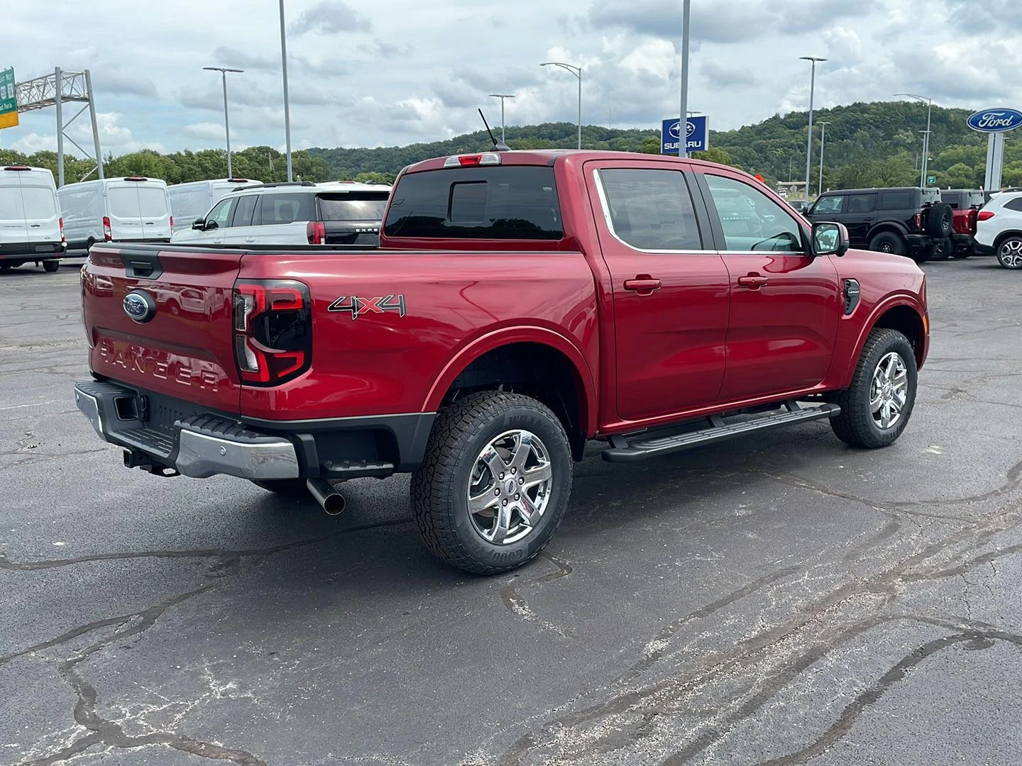 New 2026 Ruby Red Metallic Tinted Clearcoat Ford LARIAT image 5