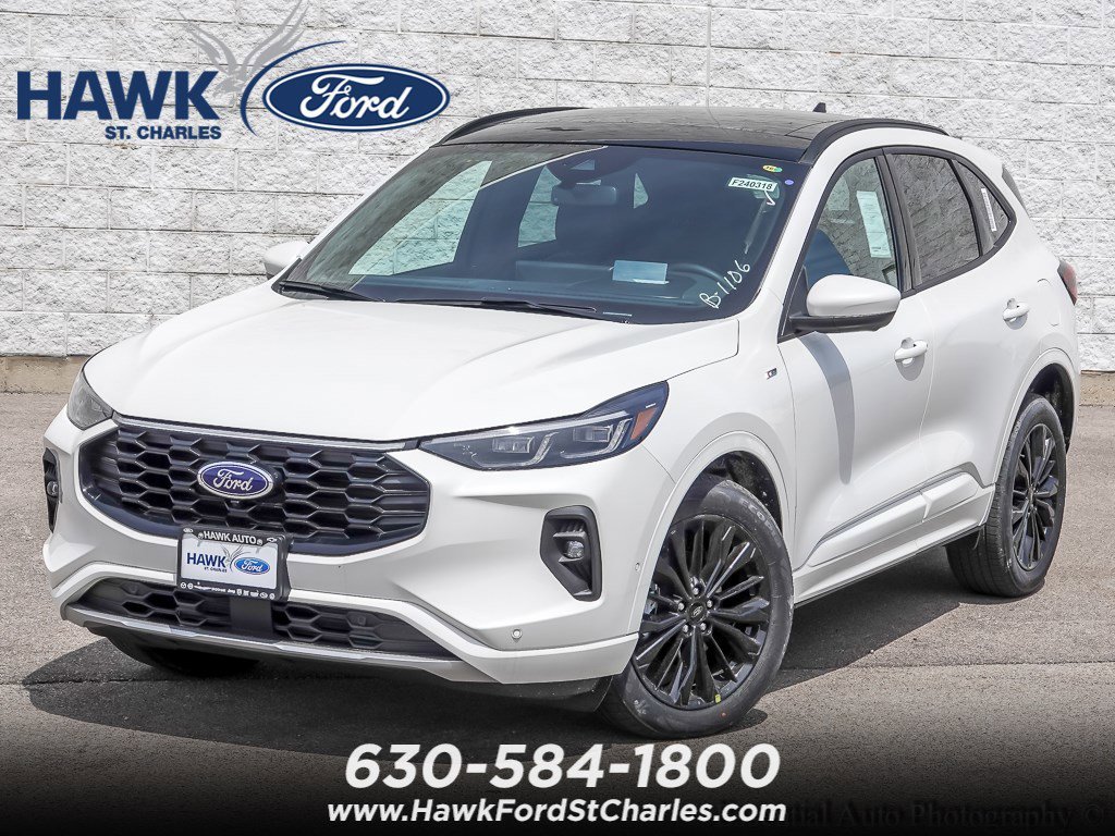 Used 2024 White Metallic Ford ST-Line Elite image 1