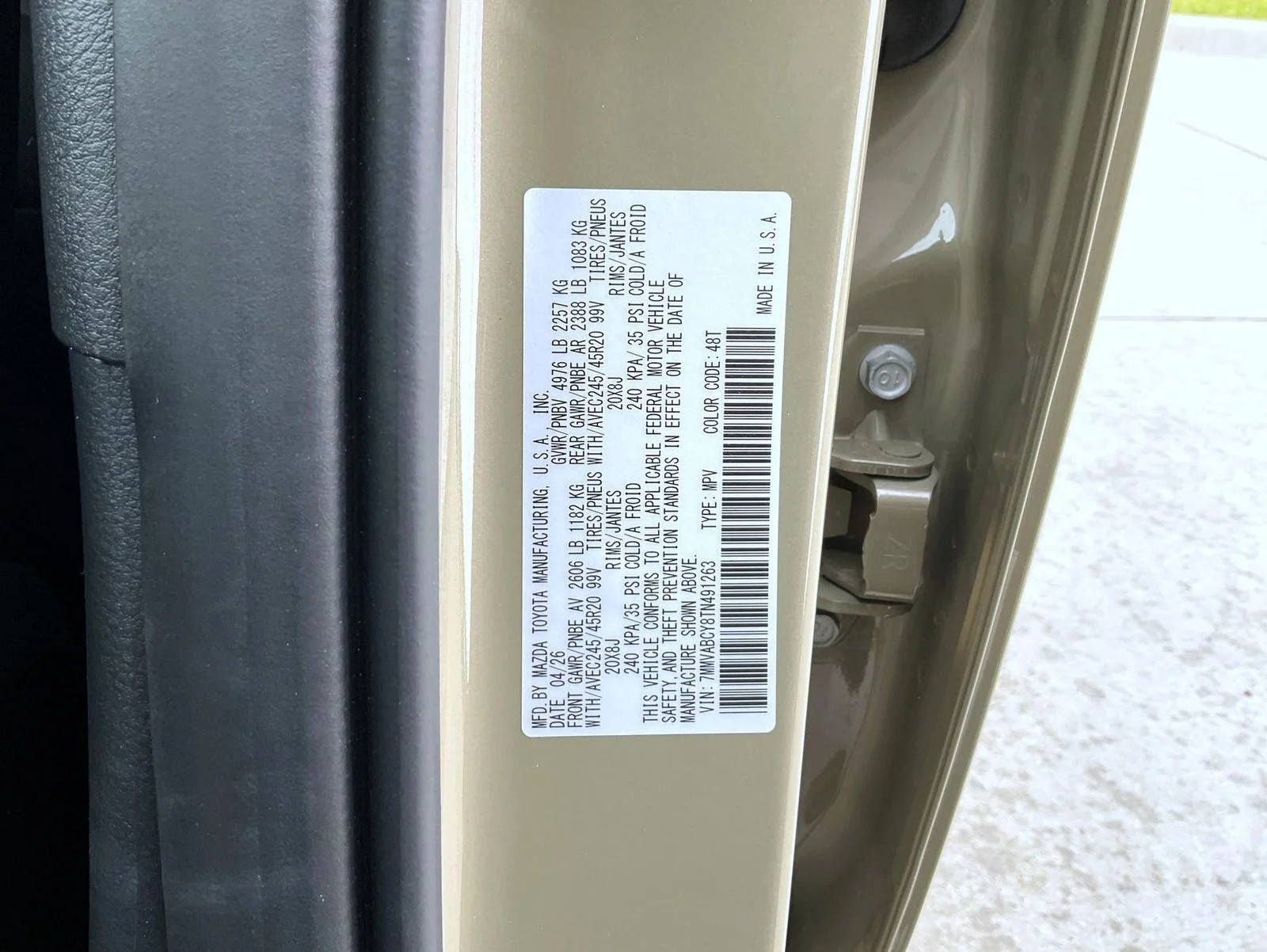 New 2026 Zircon Sand Metallic Mazda 2.5 Turbo AWD image 27