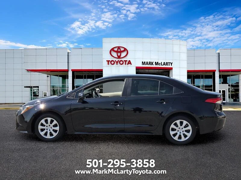 Used 2024 Midnight Black Metallic TOYOTA LE CVT image 2