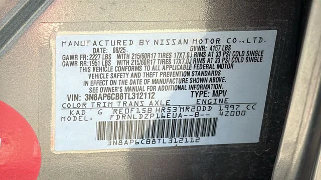 Certified Used 2026 Gray Nissan SV image 30