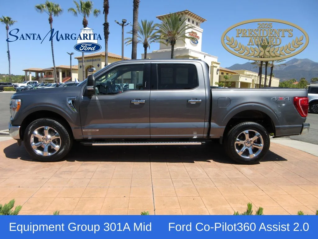 Certified Used 2023 Gray Metallic Ford XLT image 1