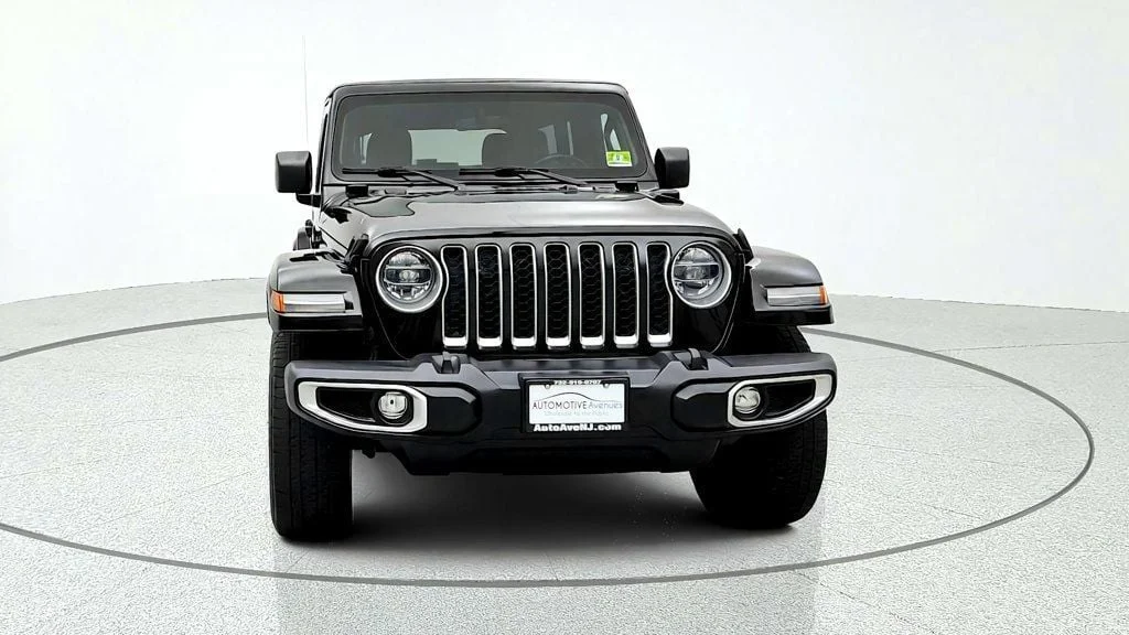 Used 2021 Black Clearcoat Jeep Unlimited Sahara 4xe w/ Cold Weather Group & Keyless Entry image 2