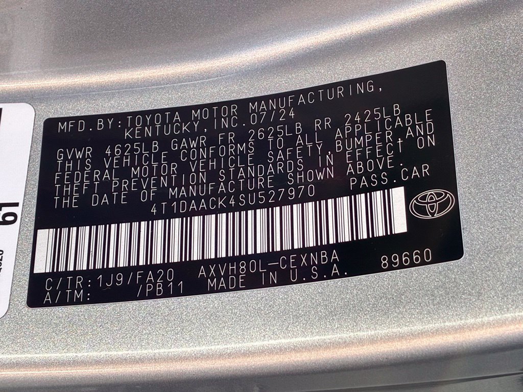 Used 2025 Silver Toyota LE image 33