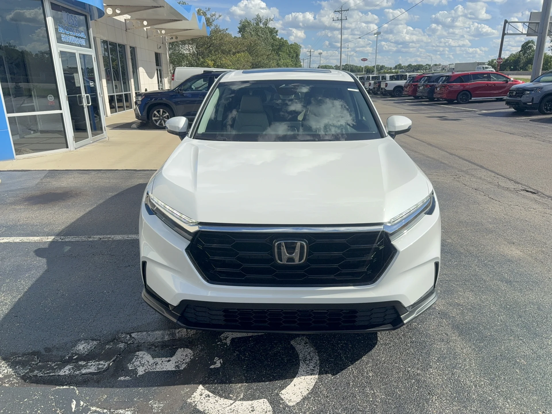 New 2026 Platinum White Pearl Honda EX image 2