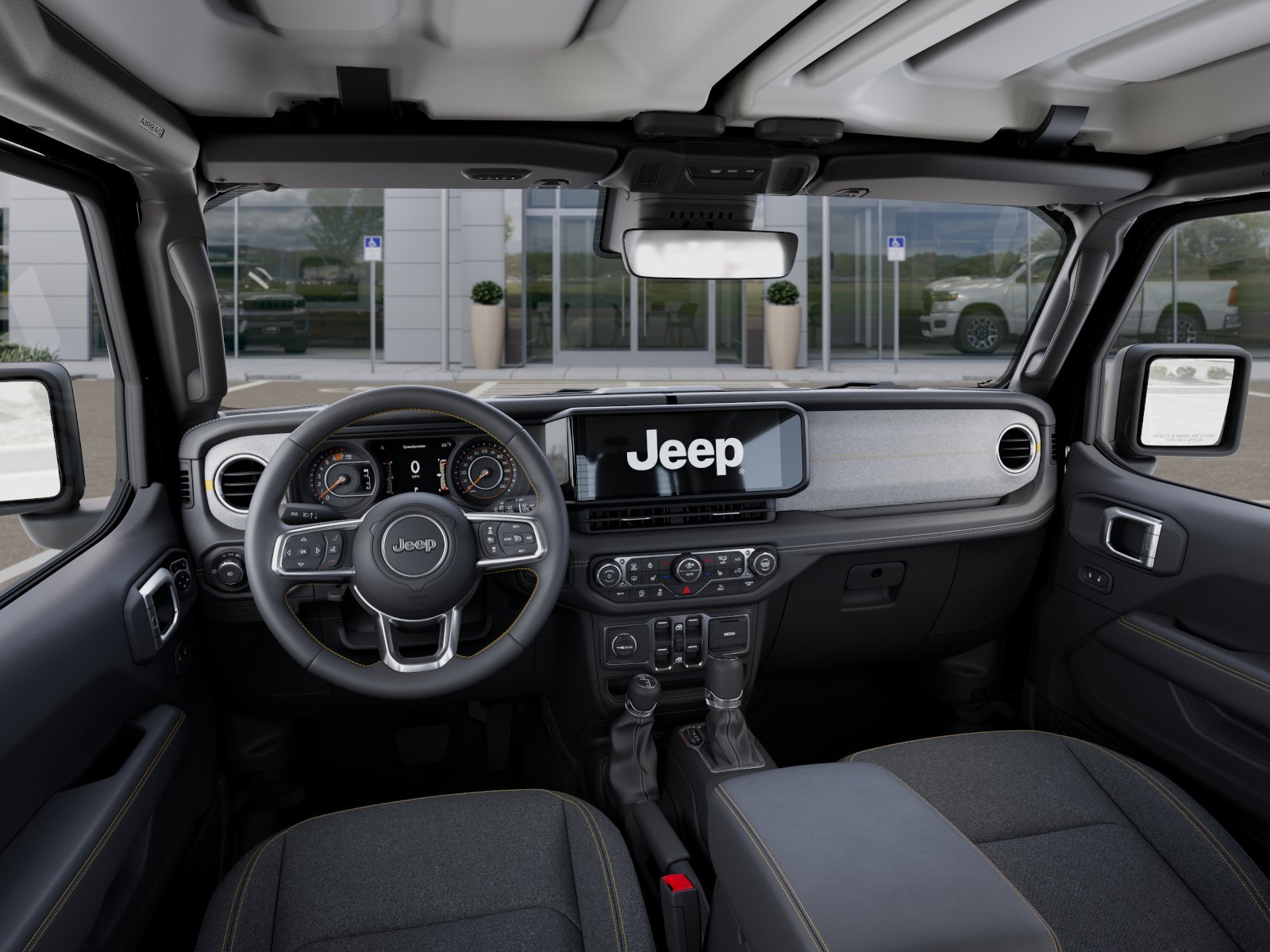 New 2025 Black Clear-Coat Exterior Paint Jeep Sahara image 43