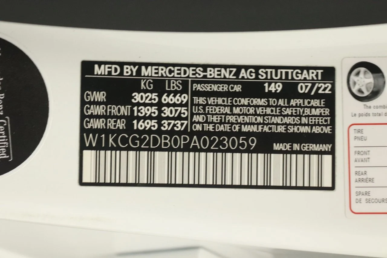 Certified Used 2023 White Mercedes-Benz 450 Sedan Premium Trim image 16