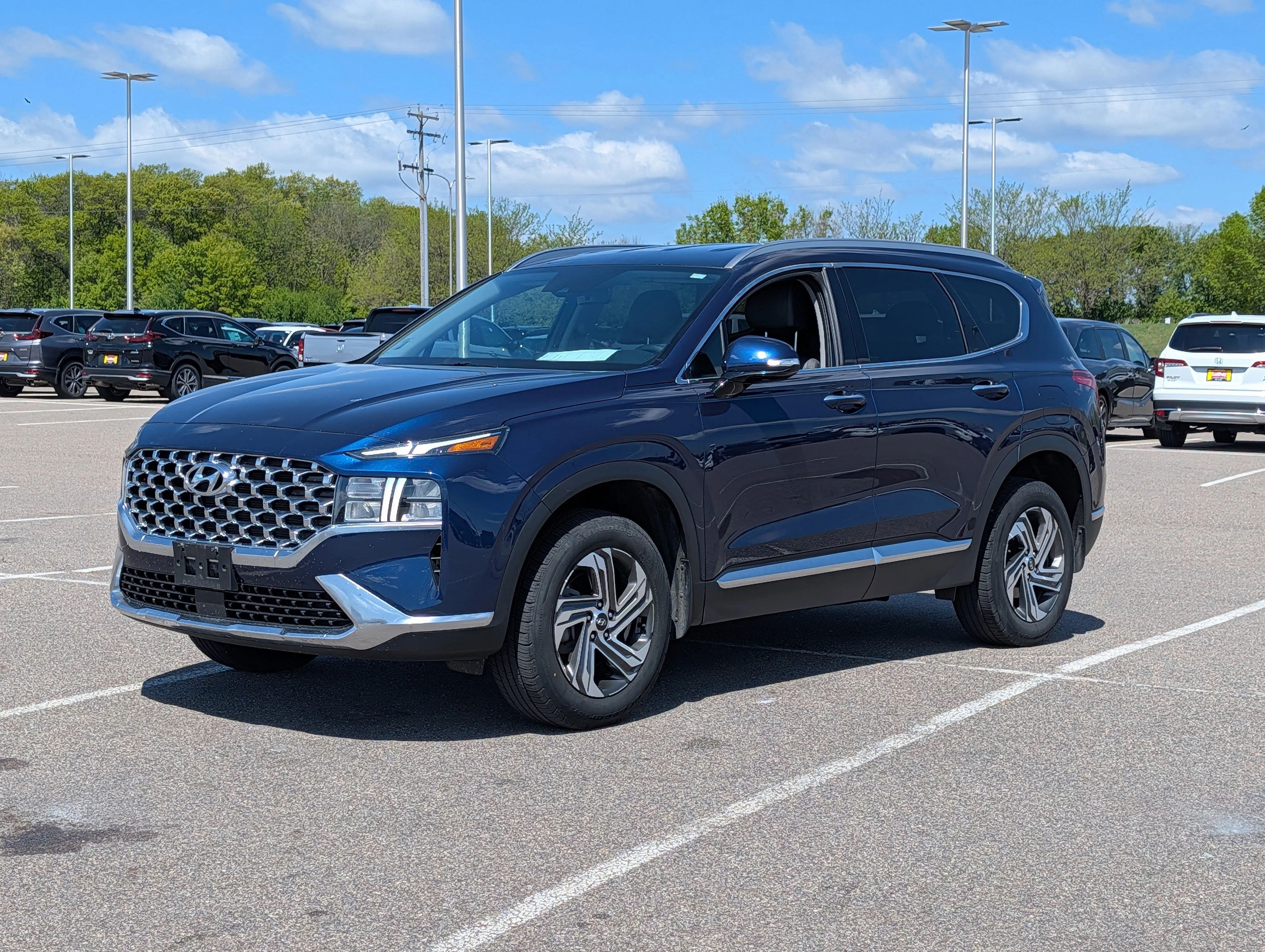Used 2022 Hyundai Santa Fe SEL with VIN 5NMS6DAJ8NH413670 for sale in Waite Park, Minnesota