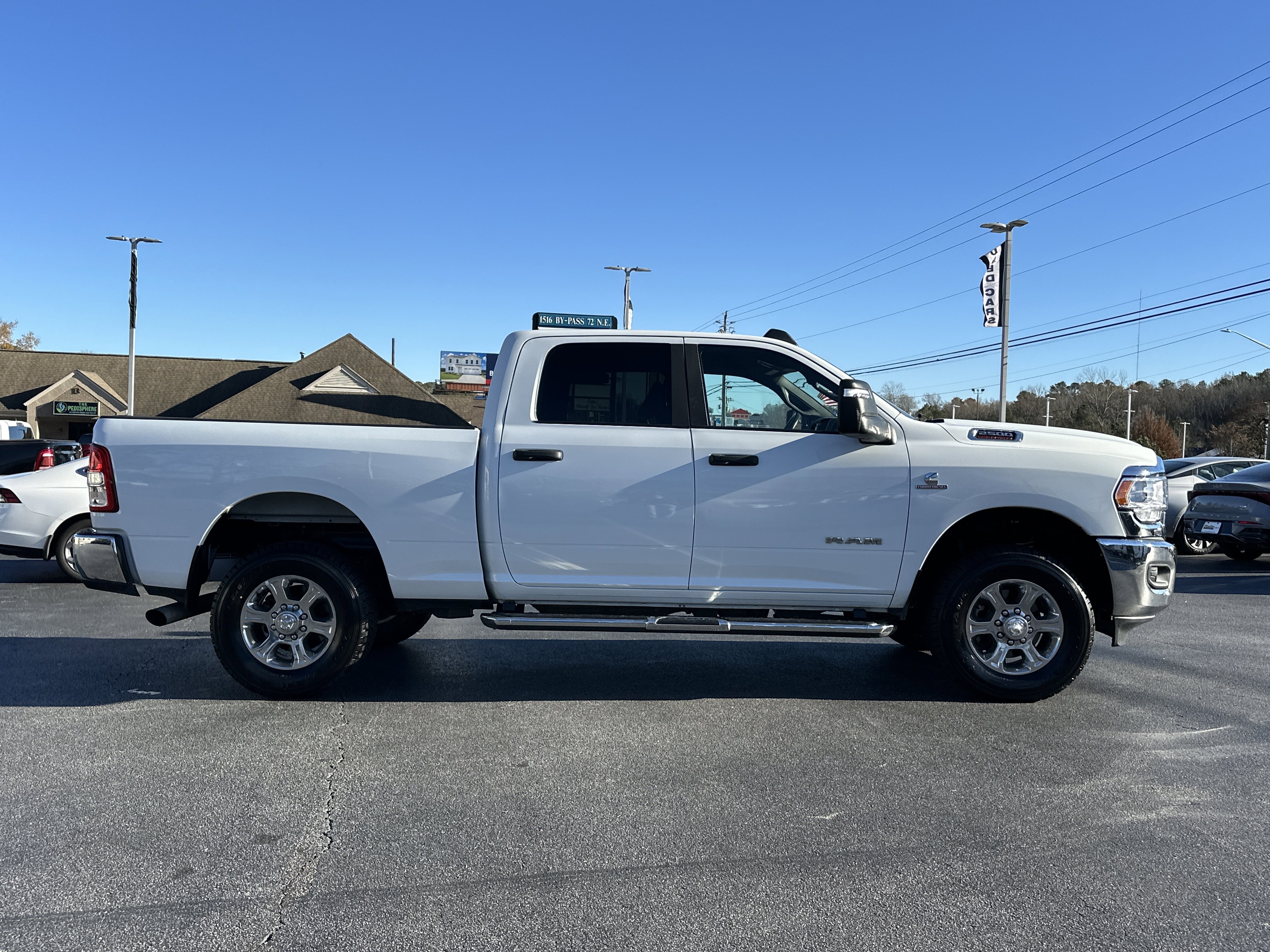 Used 2024 Bright White Clearcoat Ram Big Horn image 9