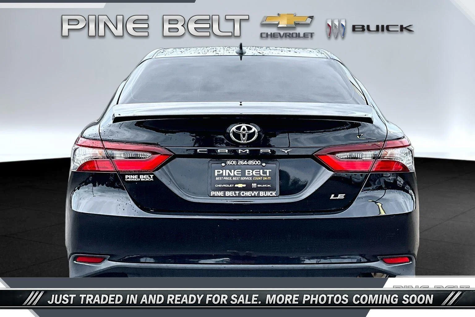 Used 2023 Midnight Black Metallic Toyota LE image 4