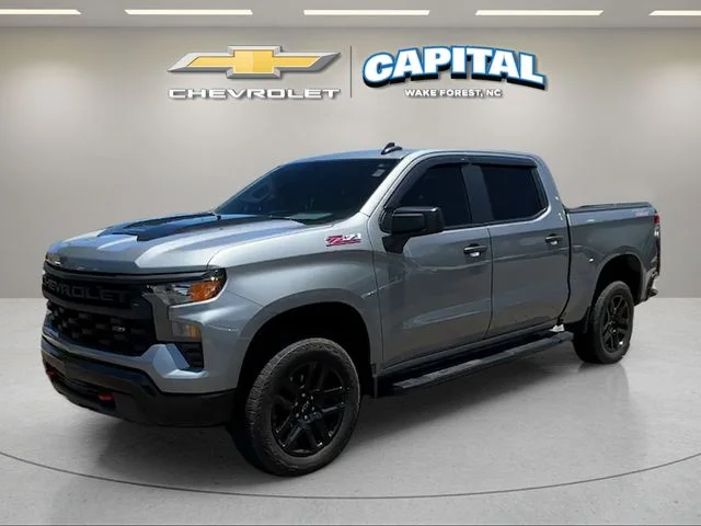 Used 2024 Gray Chevrolet Custom Trail Boss image 1