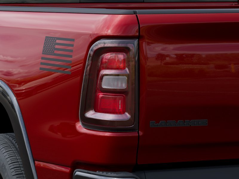 New 2026 Molten Red Pearl-Coat Exterior Paint RAM Laramie America 250 image 5