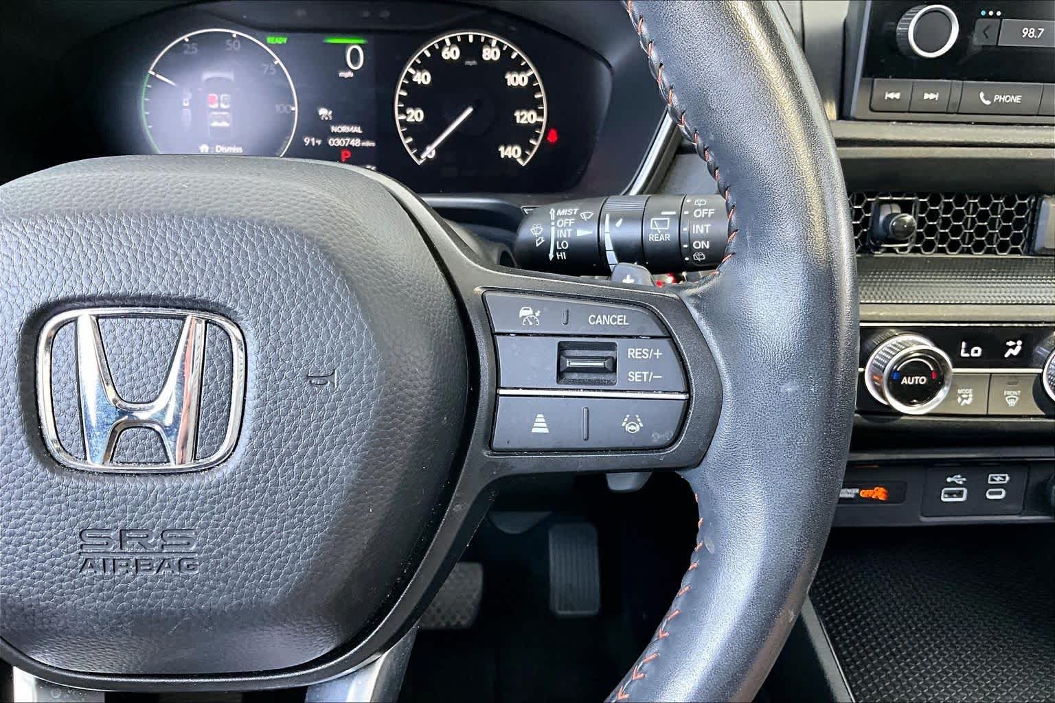 Certified Used 2024 Meteorite Gray Metallic Honda HYBRID 2WD SPORT image 25
