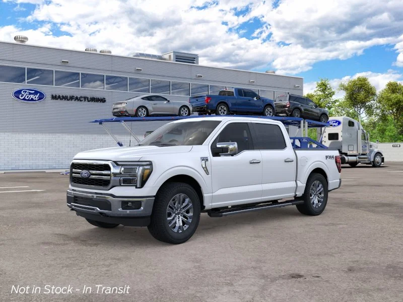 New 2026 Star White Metallic Tri-Coat Ford Lariat® image 1