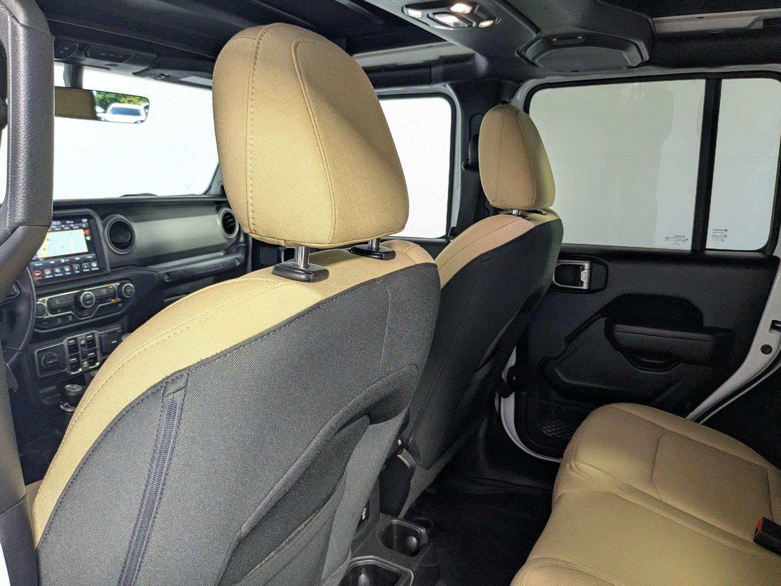 Used 2022 Bright White Clearcoat Jeep Unlimited Sport S image 34