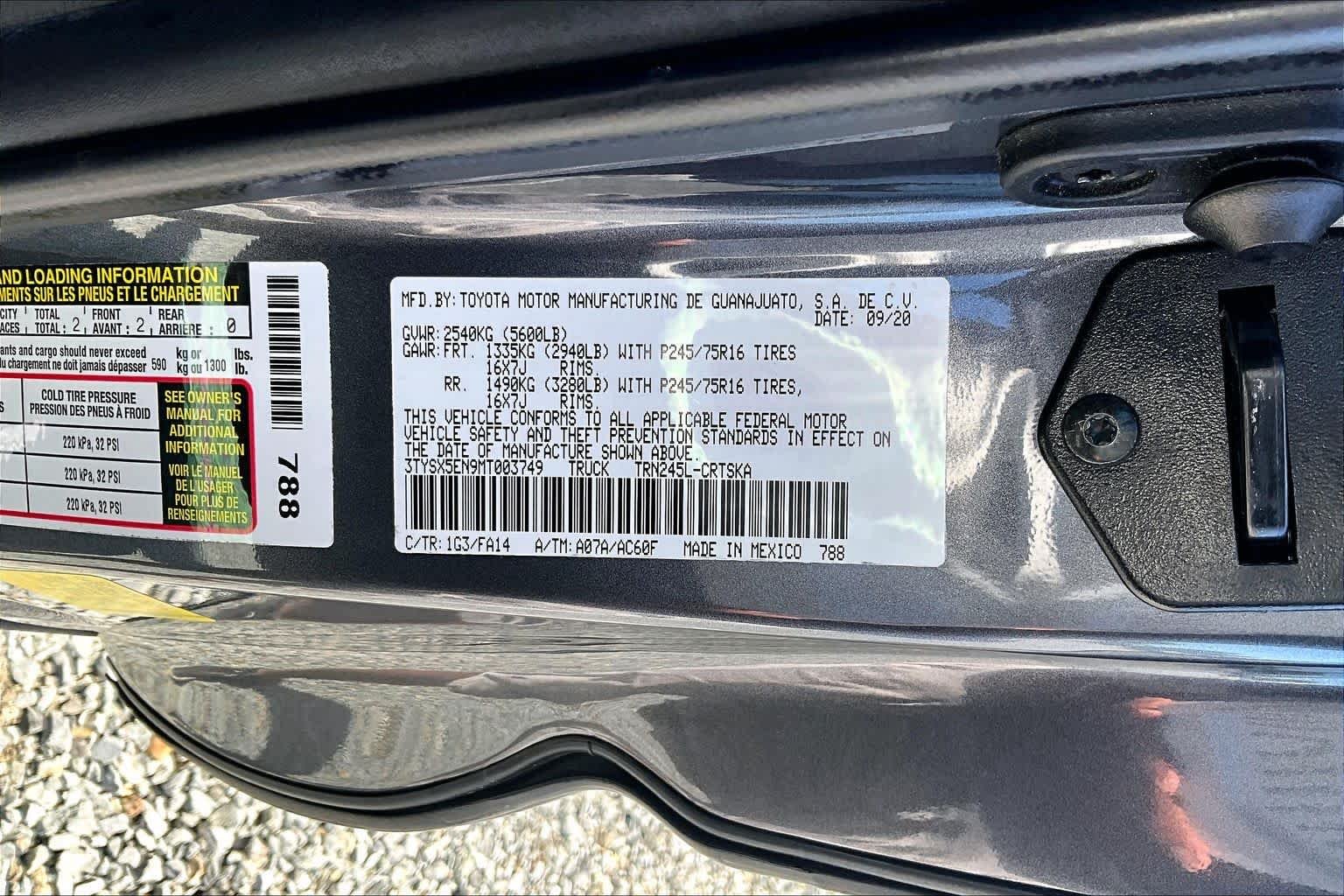 Used 2021 Magnetic Gray Metallic Toyota SR image 37