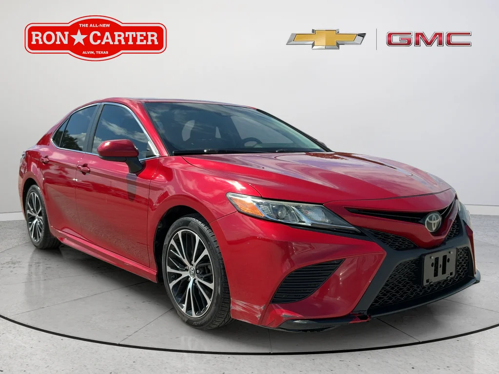 Used 2019 Red Toyota SE image 1