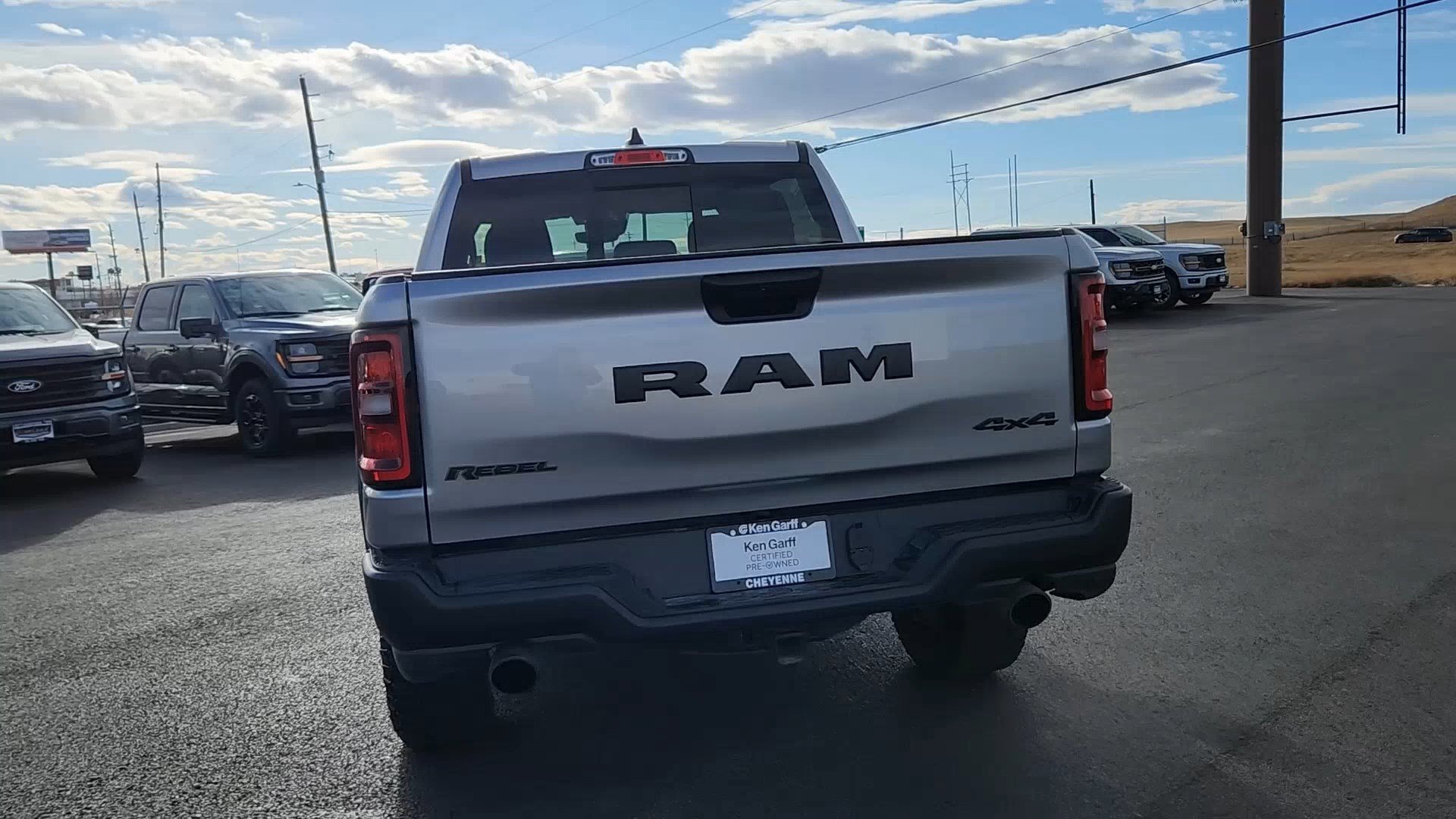 Used 2025 Billet Silver Metallic Clearcoat Ram Rebel image 3