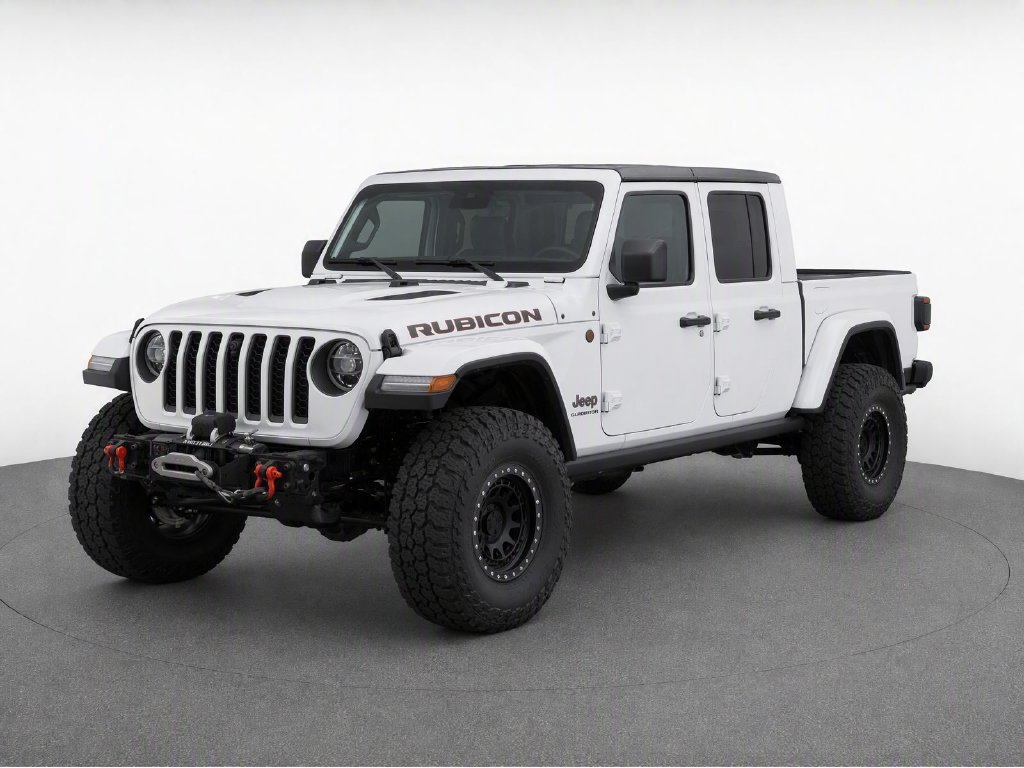 Used 2021 Bright White Clearcoat Jeep Rubicon image 34