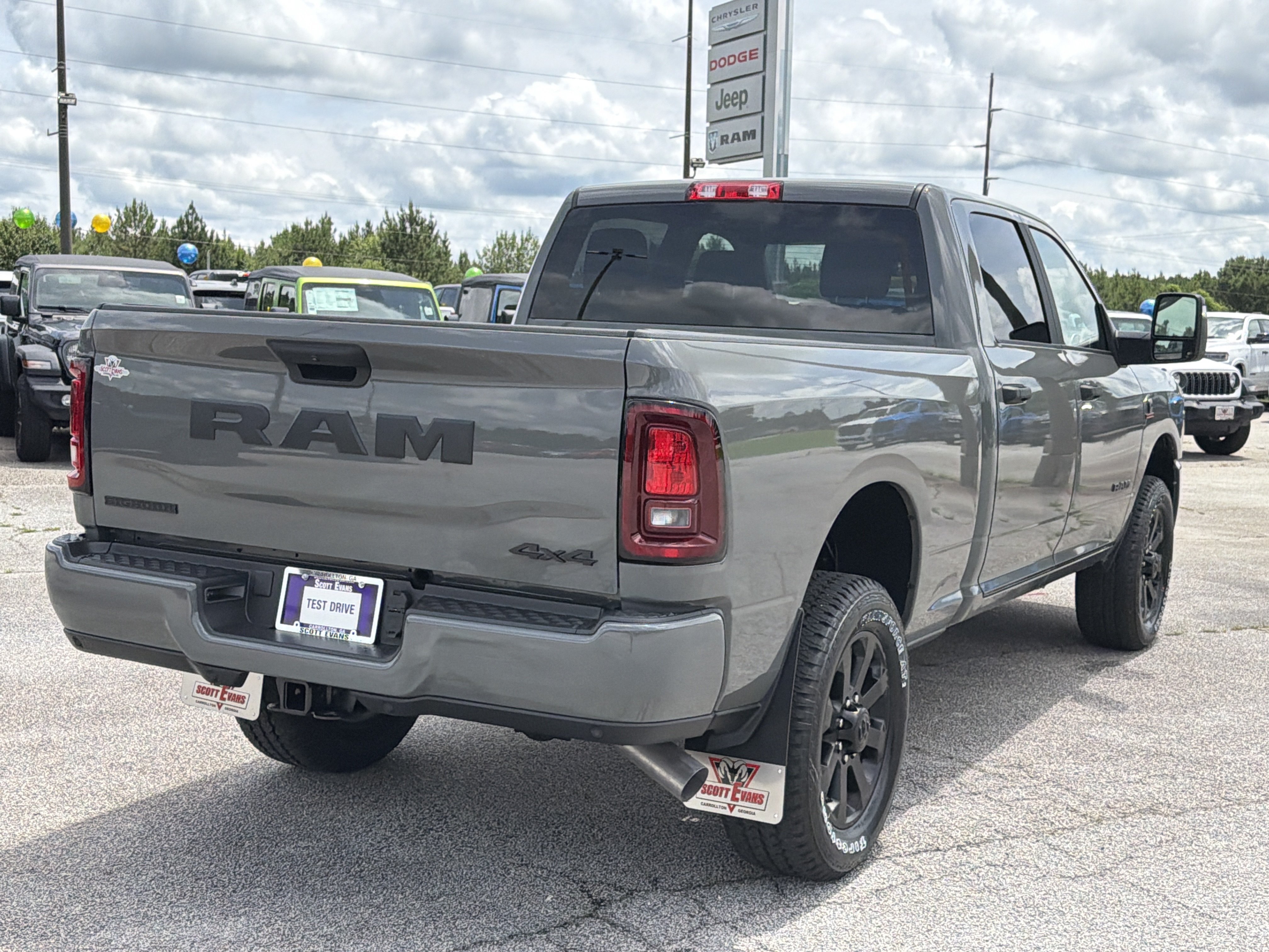 New 2026 Ceramic Gray Clear-Coat Exterior Paint RAM Big Horn image 8