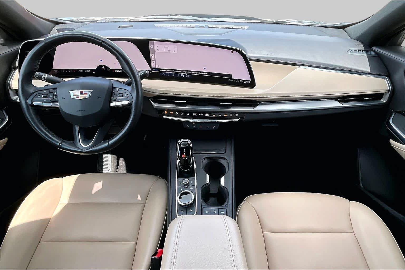 Used 2024 Argent Silver Metallic Cadillac FWD Luxury image 16