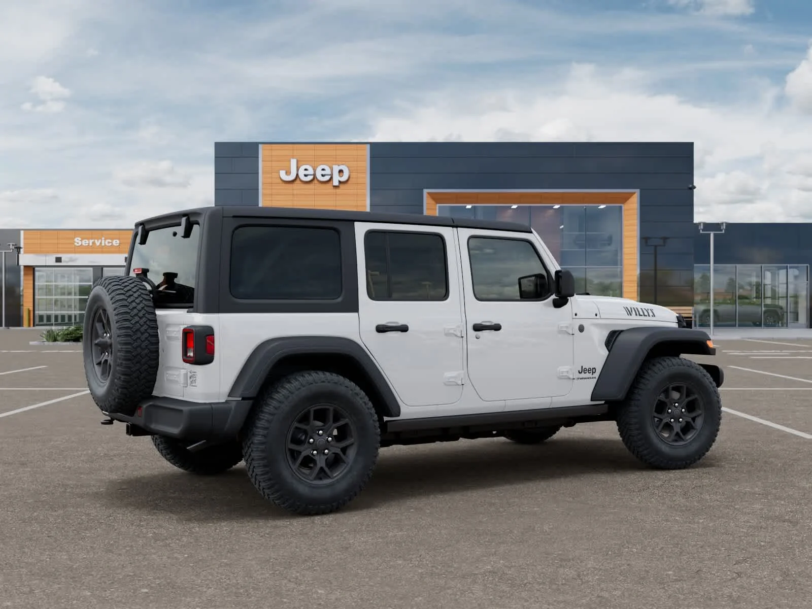 New 2026 Bright White Clearcoat Jeep Willys image 4